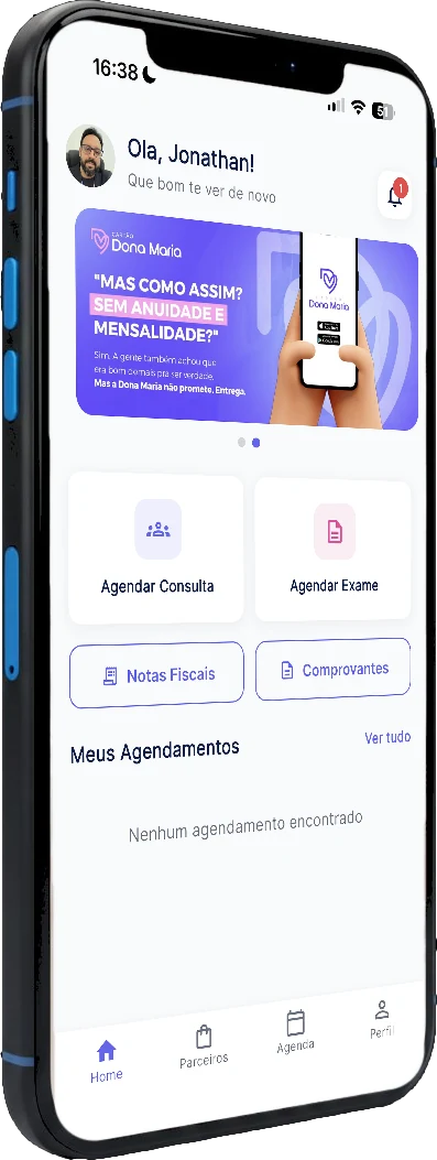 App Cartão Dona Maria, de agendamento de consultas e exames